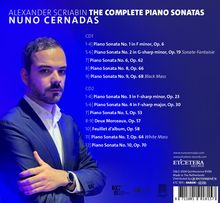 Alexander Scriabin (1872-1915): Klaviersonaten Nr.1-10, 2 CDs