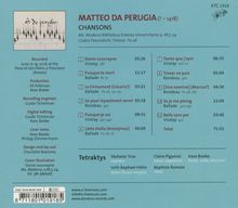 Matteo da Perugia (fl. ca. 1400-1416): Chansons, CD