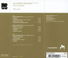 Johannes Brahms (1833-1897): Klavierquartette Nr.1-3, 2 CDs