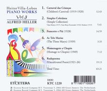 Heitor Villa-Lobos (1887-1959): Klavierwerke, CD