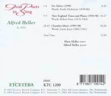 Alfred Heller (geb. 1931): Great Poets in Song, CD