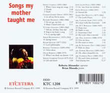 Roberta Alexander - Songs my Mother taught me, 2 CDs