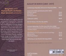 August de Boeck (1865-1937): Violinkonzert, CD