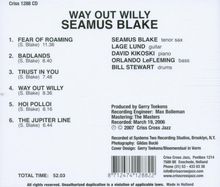 Seamus Blake (geb. 1969): Way Out Willy, CD