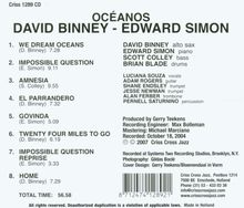 David Binney (geb. 1961): Oceanos, CD