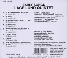 Lage Lund (geb. 1978): Early Songs, CD