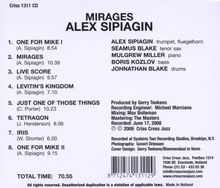 Alex Sipiagin (geb. 1967): Mirages, CD