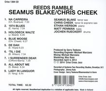 Seamus Blake &amp; Chris Cheek: Reeds Ramble, CD