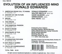 Donald Edwards: Evolution Of An Influenced Mind, CD