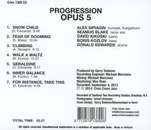 Opus 5: Progression, CD