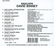 David Binney (geb. 1961): Anacapa, CD