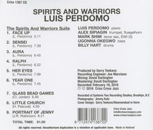 Luis Perdomo (geb. 1971): Spirits And Warriors, CD