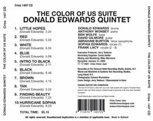 Donald Edwards: Color Of Us Suite, CD