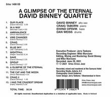 David Binney (geb. 1961): A Glimpse Of The Eternal, CD