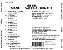 Manuel Valera: Vessel, CD