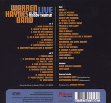 Warren Haynes: Live At The Moody Theater 2011 (2 CDs + DVD), 2 CDs und 1 DVD