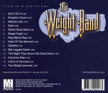 The Weight Band: Live Is A Carnival (Brooklyn Bowl NY, 2019), CD