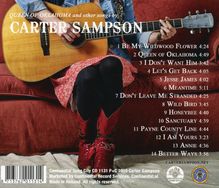 Carter Sampson: Queen Of Oklahoma And Other Songs, CD