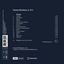 Vassos Nicolaou (geb. 1971): Etüden, CD