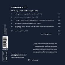 Wolfgang Amadeus Mozart (1756-1791): Opernarien "Anime Immortali", CD