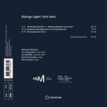 György Ligeti (1923-2006): Streichquartette Nr.1 &amp; 2, CD