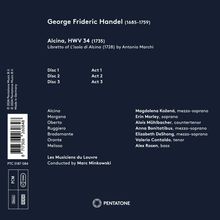 Georg Friedrich Händel (1685-1759): Alcina, 3 CDs