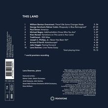 Lara Downes - This Land, CD