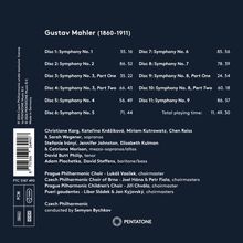 CD-Set von Gustav Mahler mit 11 Symphonien. Künstler: Christiane Karg, David Butt Philip. Dirigent: Semyon Bychkov.