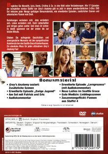 Grey's Anatomy Staffel 4, 5 DVDs