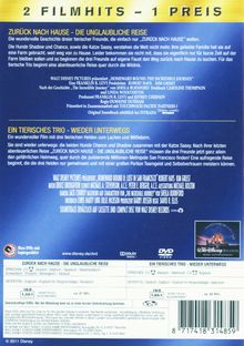 Zurück nach Hause / Ein tierisches Trio, 2 DVDs