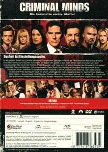 Criminal Minds Staffel 7, 5 DVDs