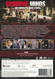 Criminal Minds Staffel 8, 5 DVDs