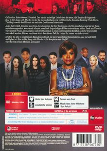 How to get away with Murder Season 1, 4 DVDs