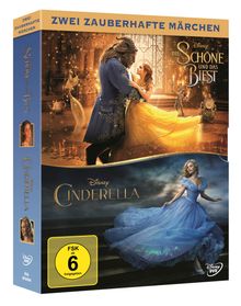 Die Schöne und das Biest (2017) / Cinderella (2015), 2 DVDs