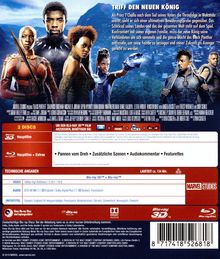 Black Panther (3D &amp; 2D Blu-ray), 2 Blu-ray Discs