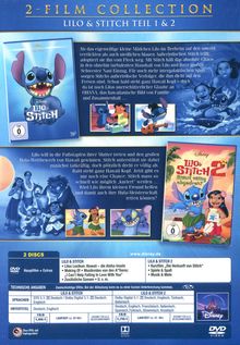 Lilo &amp; Stitch 1 &amp; 2, 2 DVDs