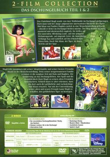 Das Dschungelbuch 1 &amp; 2, 2 DVDs