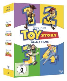 Toy Story 1-4, 4 DVDs