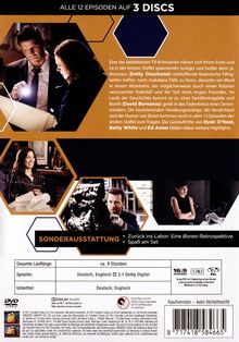 Bones - Die Knochenjägerin Staffel 12 (finale Staffel), 3 DVDs