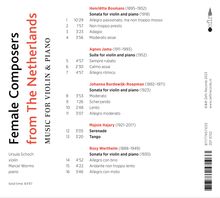 Ursula Schoch &amp; Marcel Worms - Female Composers from the Netherlands, CD