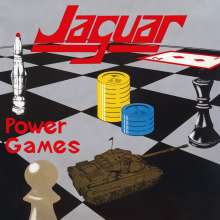 Jaguar (Metal): Power Games (180g) (Limited Numbered Edition) (Red &amp; Silver Mixed Vinyl), LP