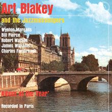 "Art Blakey and the Jazzmessengers", Paris-Szenerie mit Seine und Notre-Dame, Album: "Album of the Year", aufgenommen in Paris.