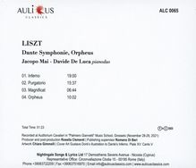Franz Liszt (1811-1886): Dante-Symphonie für 2 Klaviere, CD