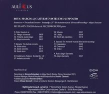 Paolo Beltramini &amp; Roberto Arosio - Rota / Margola / Castelnuovo-Tedesco / Esposito, CD