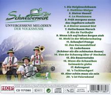 Schneiderwirt-Trio: Unvergessene Melodien der Volksmusik, CD