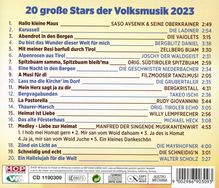 20 große Stars der Volksmusik 2023, CD