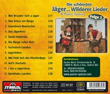 Pseirer Spatzen: Die schönsten Jäger- &amp; Wildererlieder Folge 3, CD