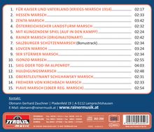 Rainermusik Salzburg: Vergessene Schätze der Marschmusik, CD