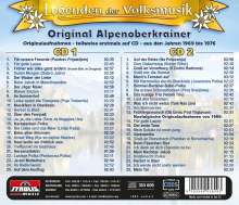 Original Alpenoberkrainer: Legen der Volksmusik: Ihre großen Erfolge, 2 CDs