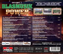 Blasmusik Power Volume 1, CD